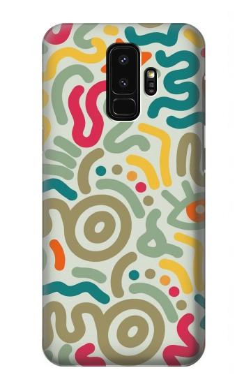 S4078 Abstract Colorful Doodle Pattern Case For Samsung Galaxy S9 Plus