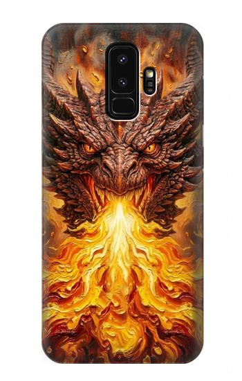 S4090 Epic Fire Dragon Fantasy Illustration Case For Samsung Galaxy S9 Plus