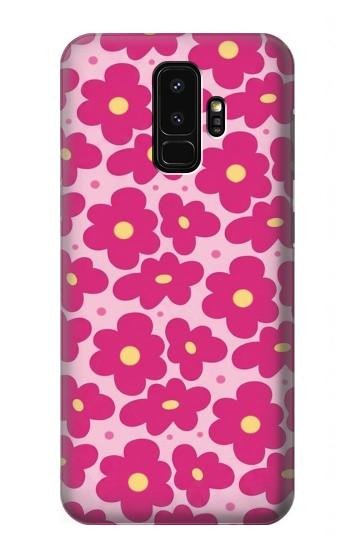 S4097 Pink Floral Seamless Pattern Design Case For Samsung Galaxy S9 Plus