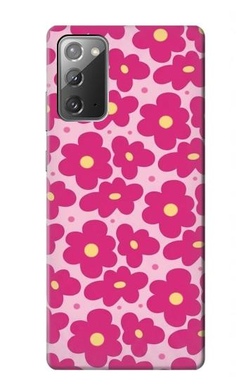S4097 Pink Floral Seamless Pattern Design Case For Samsung Galaxy Note 20