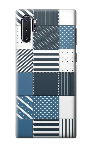 S4082 Modern Geometric Patchwork Pattern Case For Samsung Galaxy Note 10 Plus