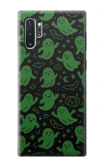 S4087 Cute Green Ghost Cartoon Pattern Case For Samsung Galaxy Note 10 Plus