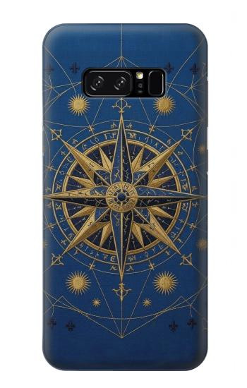 S4086 Nautical Compass Maritime Design Case For Note 8 Samsung Galaxy Note8