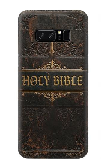 S4109 Vintage Antique Bible Book Cover Art Case For Note 8 Samsung Galaxy Note8