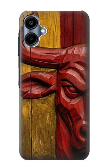 S4098 Span Bull Carved Artwork Case For Samsung Galaxy A06