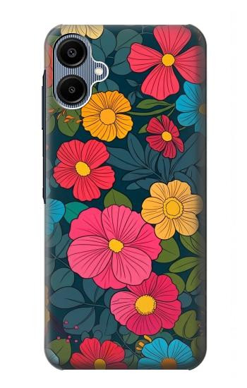 S4105 Vibrant Colorful Floral Pattern Case For Samsung Galaxy A06