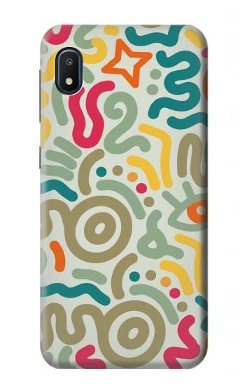 S4078 Abstract Colorful Doodle Pattern Case For Samsung Galaxy A10e