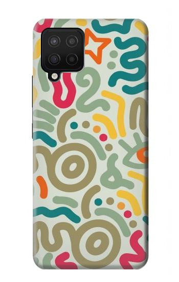 S4078 Abstract Colorful Doodle Pattern Case For Samsung Galaxy A12
