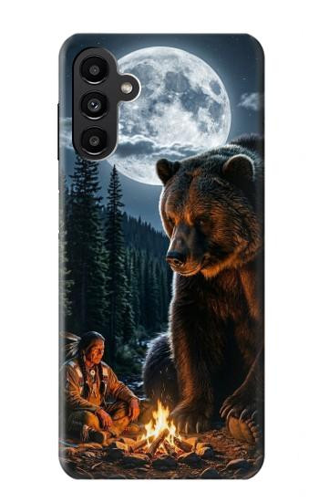 S4095 Majestic Bear Indian Wilderness Art Case For Samsung Galaxy A13 5G