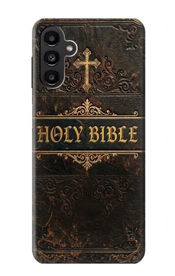 S4109 Vintage Antique Bible Book Cover Art Case For Samsung Galaxy A13 5G
