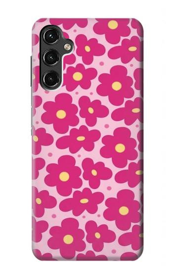 S4097 Pink Floral Seamless Pattern Design Case For Samsung Galaxy A14 5G