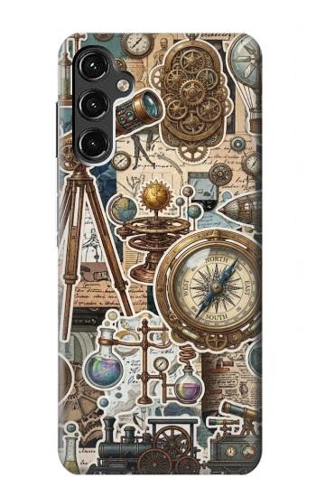 S4100 Vintage Scientific Discovery Collage Case For Samsung Galaxy A14 5G