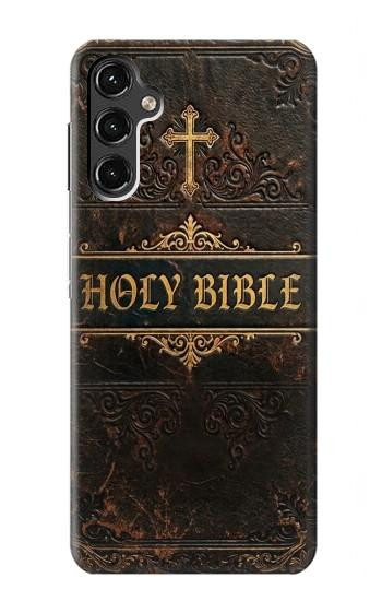 S4109 Vintage Antique Bible Book Cover Art Case For Samsung Galaxy A14 5G