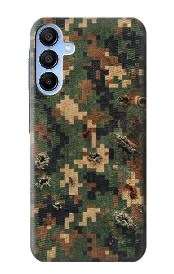S4091 Green Digital Camouflage Pattern Case For Samsung Galaxy A15 5G