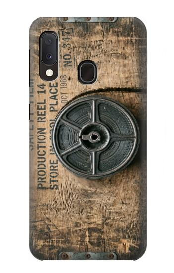 S4108 Vintage Camera Film Reel Artwork Case For Samsung Galaxy A20e