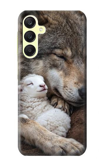 S4089 Gentle Wolf And Lamb Friendship Art Case For Samsung Galaxy A25 5G