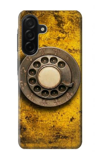 S4107 Retro Rotary Phone Dial Vintage Case For Samsung Galaxy A26