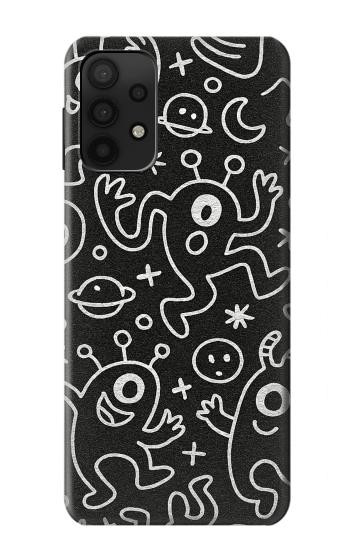 S4101 Cute Cartoon Monster Pattern Case For Samsung Galaxy A32 5G