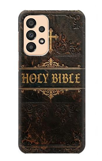 S4109 Vintage Antique Bible Book Cover Art Case For Samsung Galaxy A33 5G