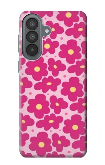 S4097 Pink Floral Seamless Pattern Design Case For Samsung Galaxy A37