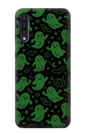 S4087 Cute Green Ghost Cartoon Pattern Case For Samsung Galaxy A50