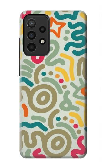 S4078 Abstract Colorful Doodle Pattern Case For Samsung Galaxy A52, Galaxy A52 5G
