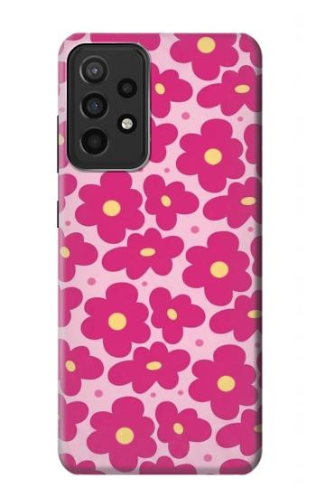 S4097 Pink Floral Seamless Pattern Design Case For Samsung Galaxy A52s 5G