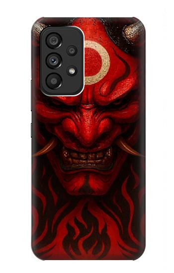 S4099 Mystic Red Demon Illustration Case For Samsung Galaxy A53 5G