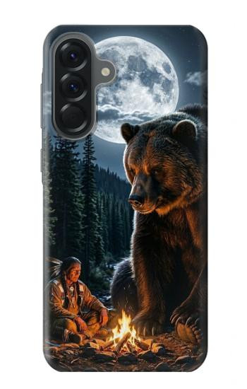 S4095 Majestic Bear Indian Wilderness Art Case For Samsung Galaxy A56