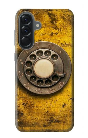 S4107 Retro Rotary Phone Dial Vintage Case For Samsung Galaxy A56