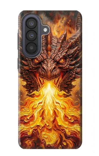 S4090 Epic Fire Dragon Fantasy Illustration Case For Samsung Galaxy A57