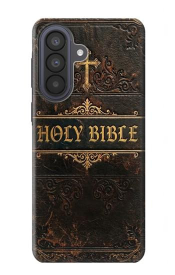 S4109 Vintage Antique Bible Book Cover Art Case For Samsung Galaxy A57