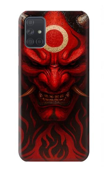 S4099 Mystic Red Demon Illustration Case For Samsung Galaxy A71 5G