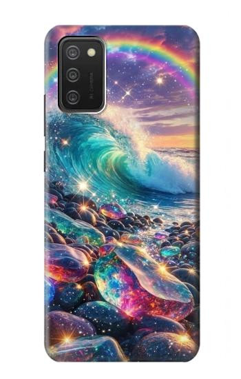 S4084 Rainbow Ocean Wave Fantasy Case For Samsung Galaxy A03S