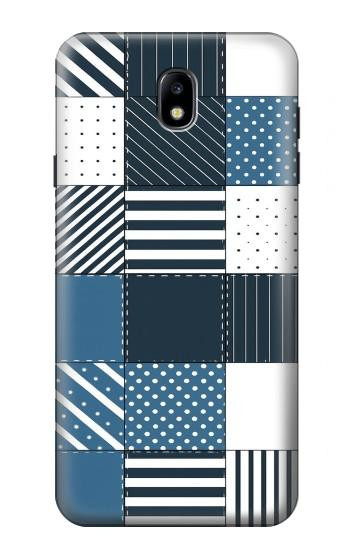 S4082 Modern Geometric Patchwork Pattern Case For Samsung Galaxy J7 (2018), J7 Aero, J7 Top, J7 Aura, J7 Crown, J7 Refine, J7 Eon, J7 V 2nd Gen, J7 Star