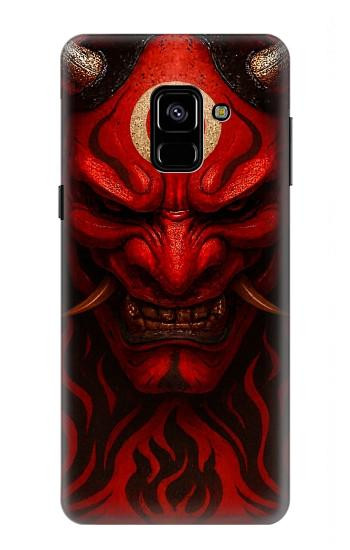 S4099 Mystic Red Demon Illustration Case For Samsung Galaxy A8 (2018)