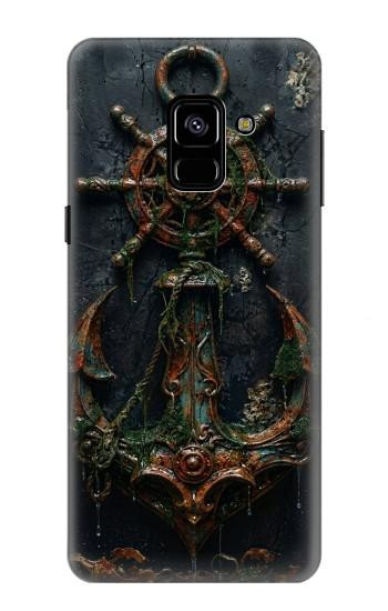 S4106 Vintage Maritime Anchor Helm Art Case For Samsung Galaxy A8 (2018)