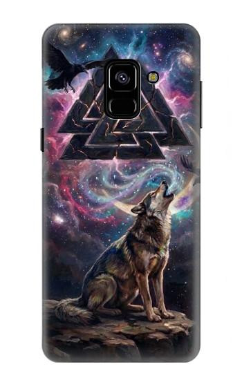 S4110 Mystic Wolf Ancient Symbol Artwork Case For Samsung Galaxy A8 (2018)