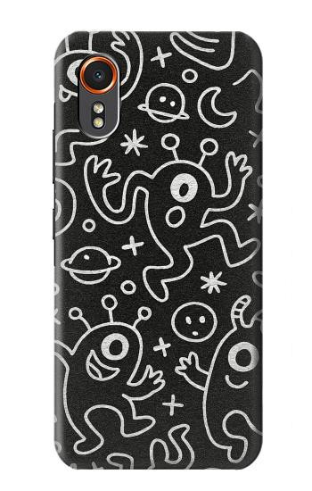 S4101 Cute Cartoon Monster Pattern Case For Samsung Galaxy XCover7