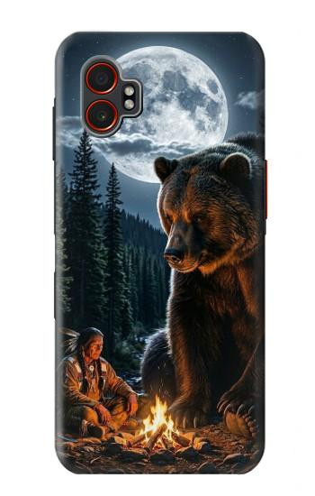 S4095 Majestic Bear Indian Wilderness Art Case For Samsung Galaxy XCover7 Pro