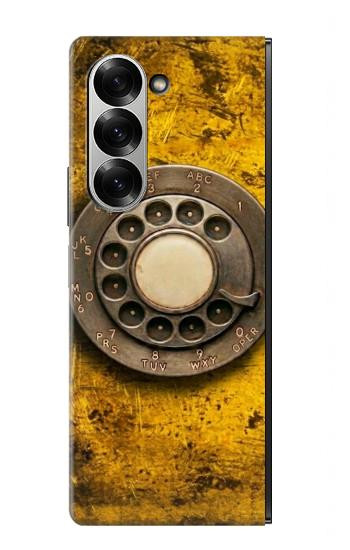 S4107 Retro Rotary Phone Dial Vintage Case For Samsung Galaxy Z Fold 7