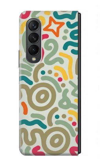 S4078 Abstract Colorful Doodle Pattern Case For Samsung Galaxy Z Fold 3 5G
