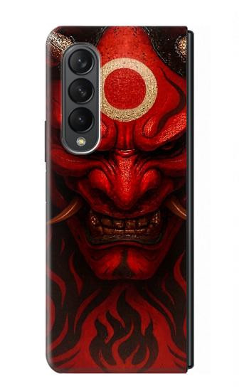 S4099 Mystic Red Demon Illustration Case For Samsung Galaxy Z Fold 3 5G