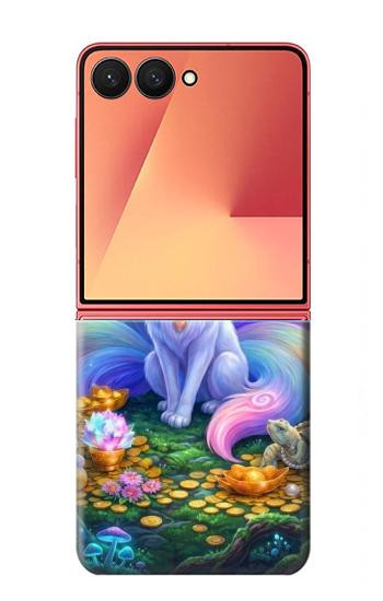 S4088 Fantasy Fox Spirit Magical Artwork Case For Samsung Galaxy Z Flip 7
