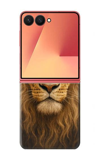 S4093 Royal Lion Portrait Artwork Case For Samsung Galaxy Z Flip 7