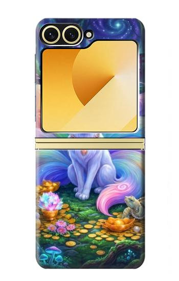 S4088 Fantasy Fox Spirit Magical Artwork Case For Samsung Galaxy Z Flip 6, Flip 7 FE