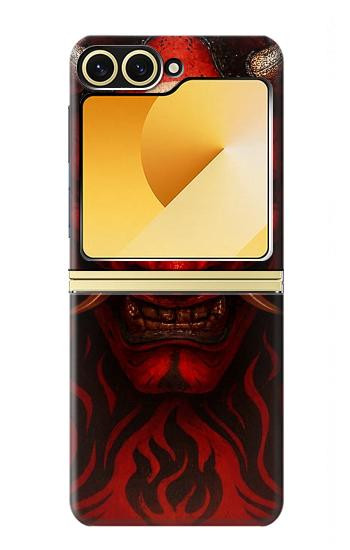 S4099 Mystic Red Demon Illustration Case For Samsung Galaxy Z Flip 6, Flip 7 FE