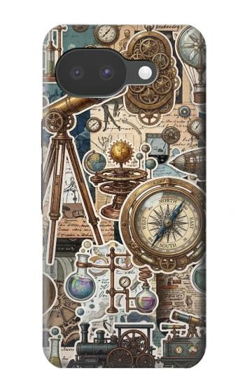 S4100 Vintage Scientific Discovery Collage Case For Google Pixel 10a