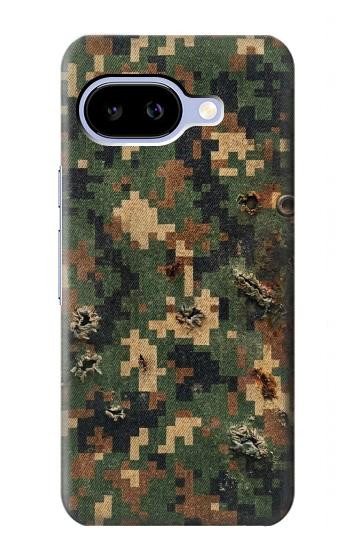 S4091 Green Digital Camouflage Pattern Case For Google Pixel 9a