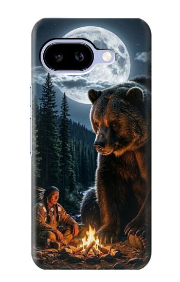 S4095 Majestic Bear Indian Wilderness Art Case For Google Pixel 9a